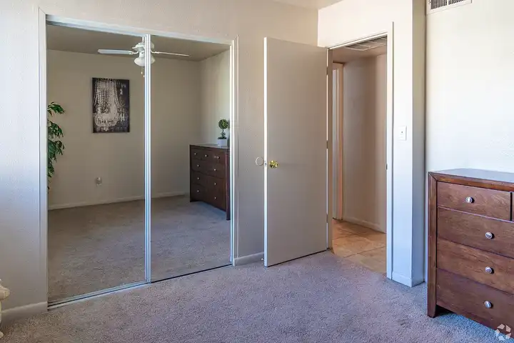 Unfurnished bedroom — representative home at Camelback Courtyard.