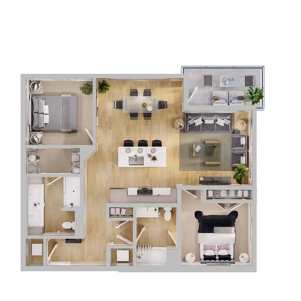 The Collins - Cleveland, OH 44113 | ApartmentGuide.com