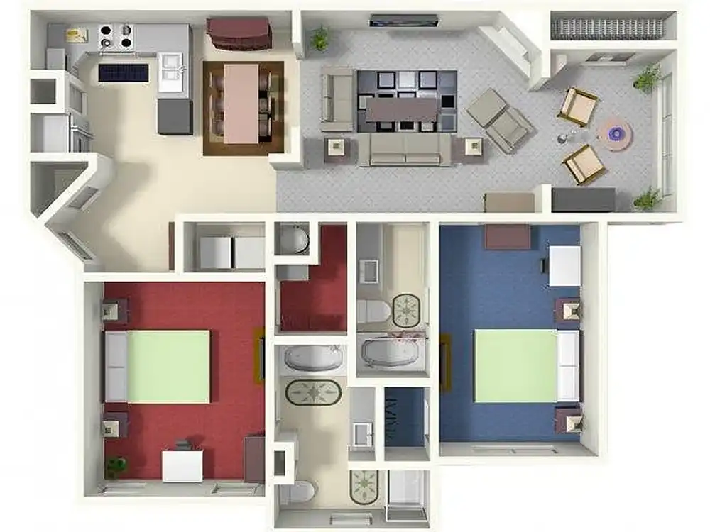 Ashley Court Apartments - Charlotte, NC 28262 | ApartmentGuide.com