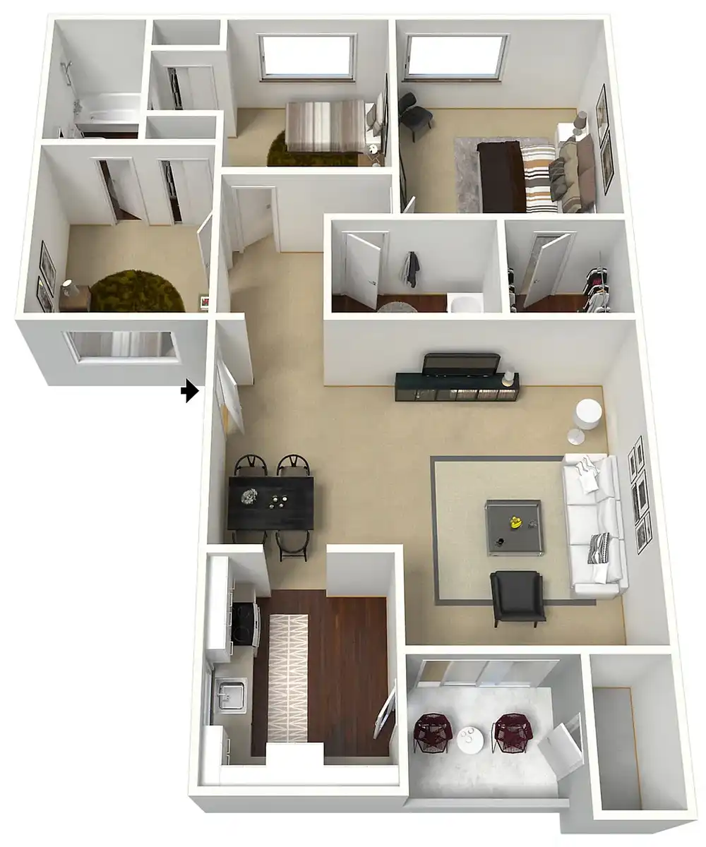 Bridges at 9 Mile Station - Denver, CO 80231 | ApartmentGuide.com