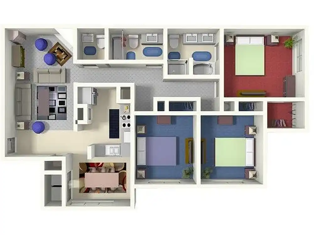 Ashley Court Apartments - Charlotte, NC 28262 | ApartmentGuide.com