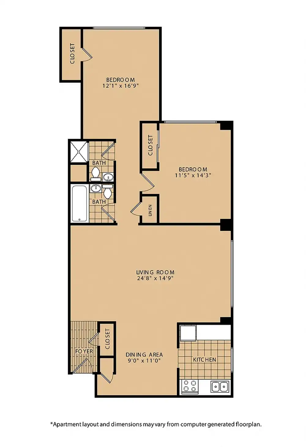 The Berkshire Apartments - Washington, DC 20016 | ApartmentGuide.com